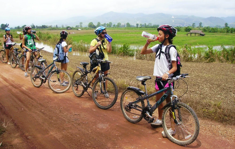 Biking