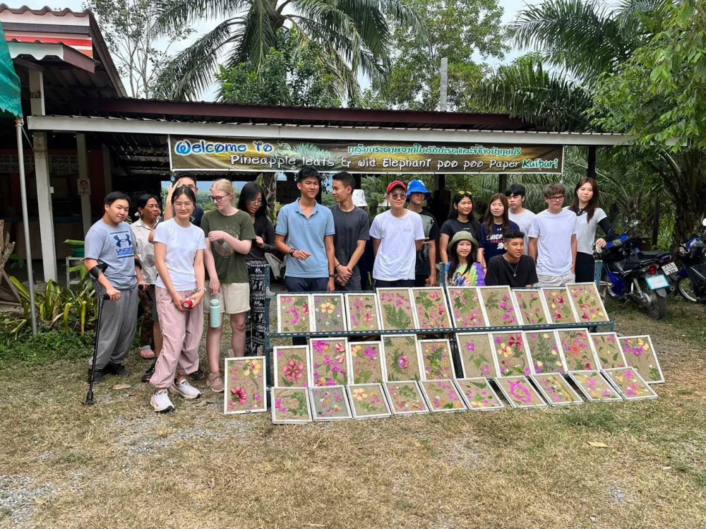 Pineapple & Elephant Poo Workshop